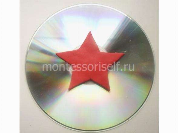 Располагаем звезду на диске